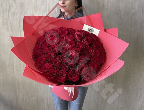Красные Розы Розы Красные  шт. 40 см. Skoroletti в г. Липецк