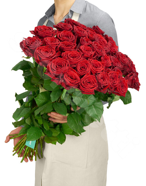 Красные Розы Розы Red Naomi 35 шт. 70 см. Skoroletti в г. Тамбов