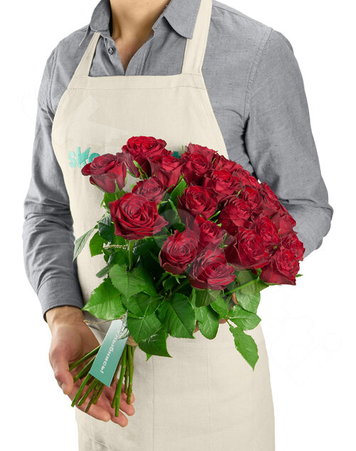 Красные Розы Розы Madam Red 25 шт. 40 см. Skoroletti в г. Липецк