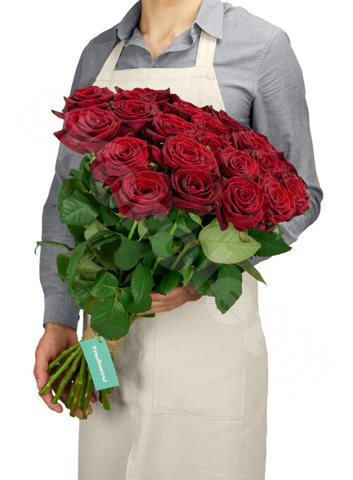 Красные Розы Розы Grang Prix 25 шт. 60 см. Skoroletti в г. Екатеринбург