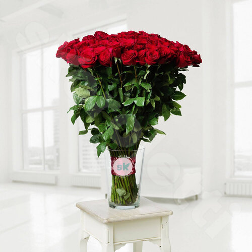 Красные Розы Розы Naomi 75 шт. 80 см. Skoroletti в г. Сочи