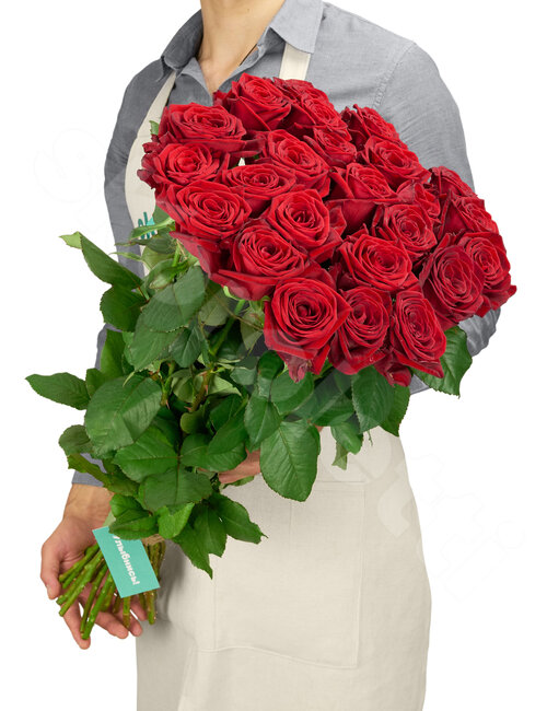 Красные Розы Розы Red Naomi 25 шт. 70 см. Skoroletti в г. Екатеринбург