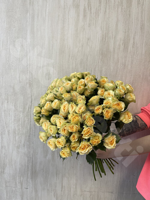 Жёлтые Розы Розы Yellow  шт. 40 см. Skoroletti в г. Липецк