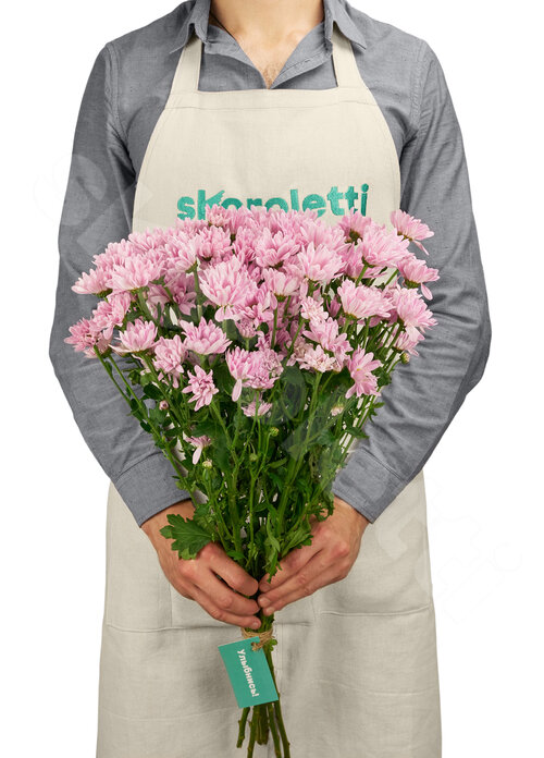 Розовые Хризантемы Хризантемы Pink 7 шт. 70 см. Skoroletti в г. Тамбов