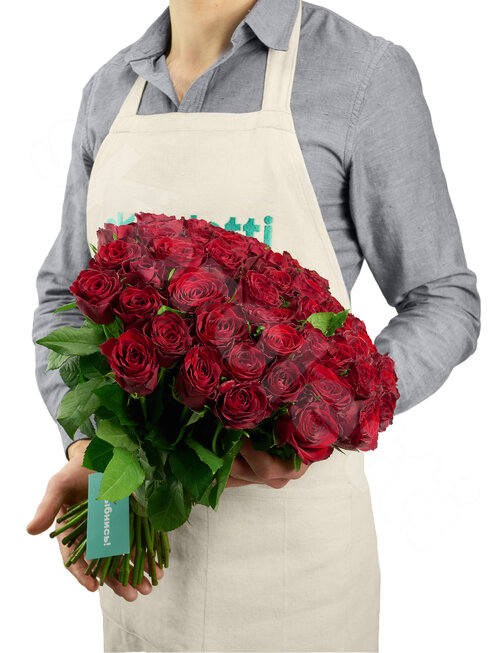 Красные Розы Розы Madam Red 51 шт. 40 см. Skoroletti в г. Тамбов