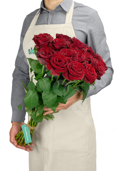Красные Розы Розы Grand Prix 15 шт. 60 см. Skoroletti в г. Сочи