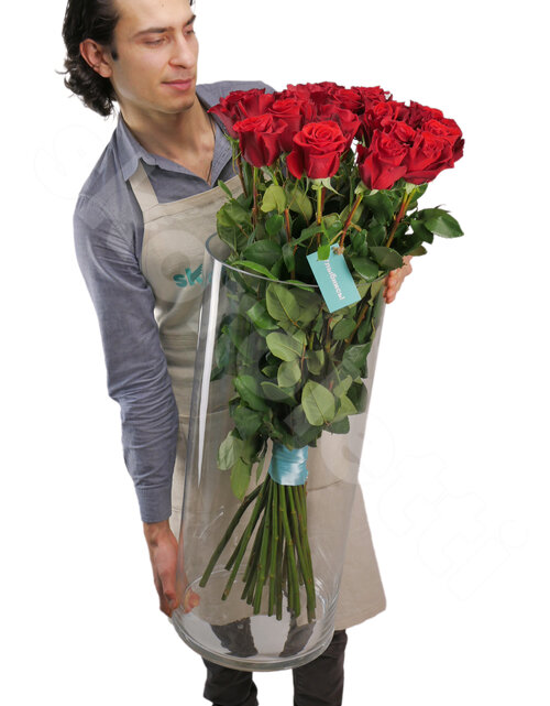 Красные Розы Розы Explorer 1 шт. 90 см. Skoroletti в г. Ростов-на-Дону